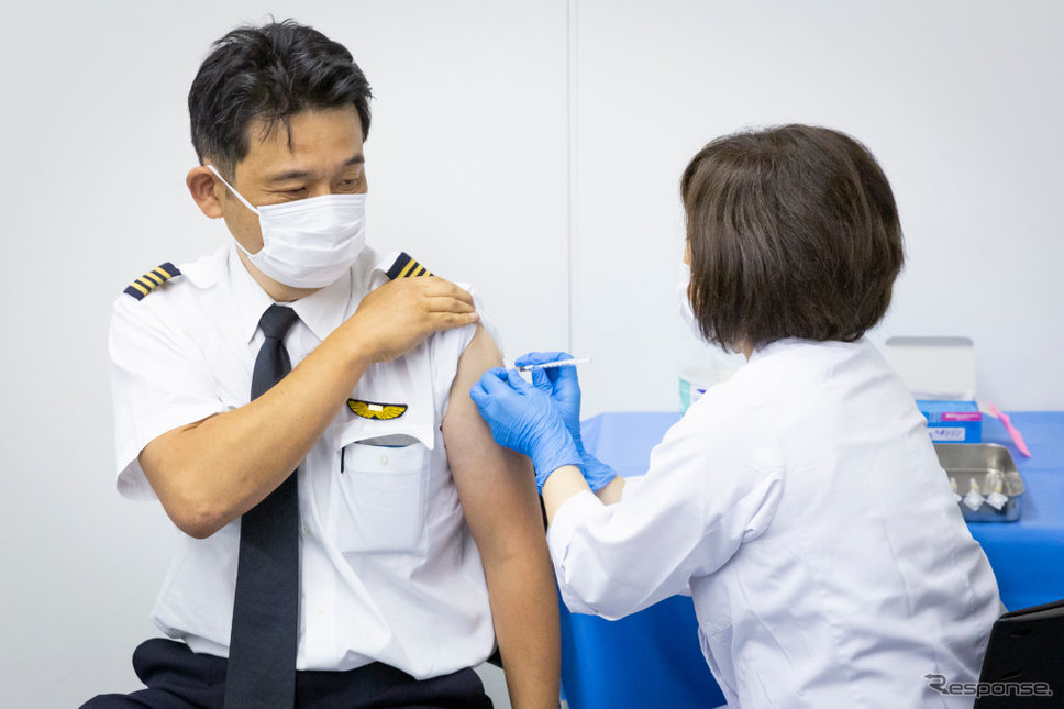 ANA職域接種（6月13日）《Photo by Yuichi Yamazaki/Getty Images News/ゲッティイメージズ》