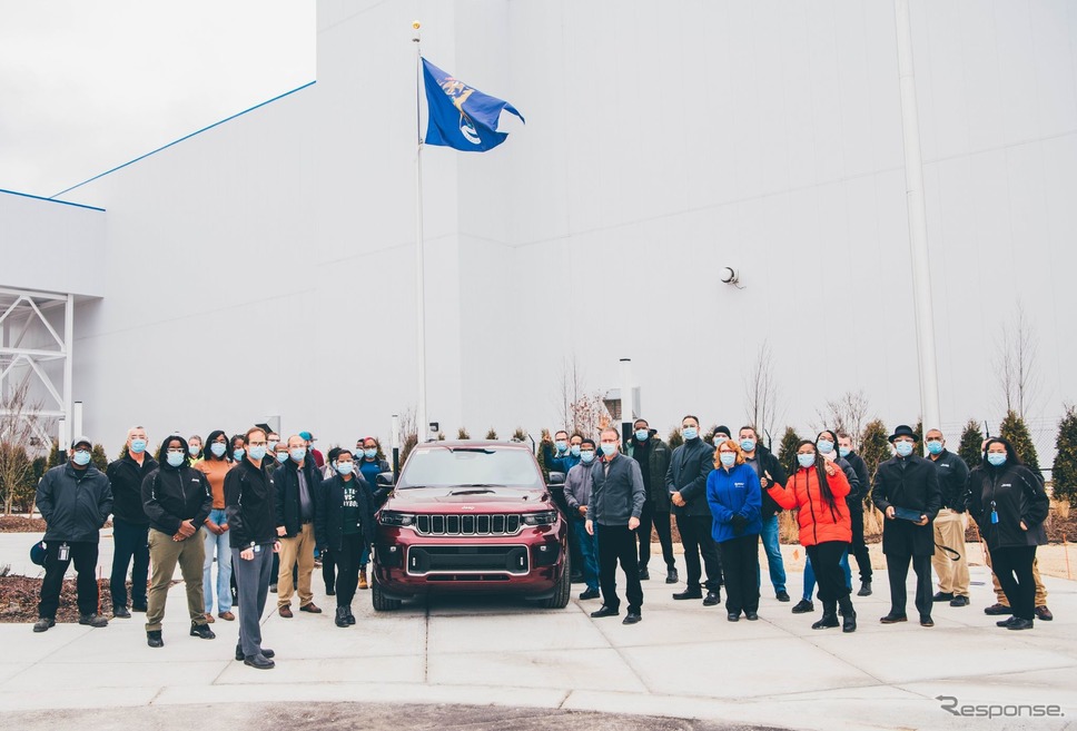 米国ミシガン州デトロイトの新工場で生産を開始したジープ・グランドチェロキー L 新型《photo by Jeep》