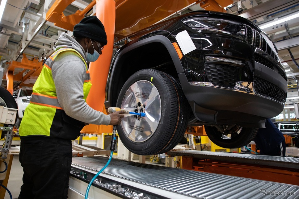米国ミシガン州デトロイトの新工場で生産を開始したジープ・グランドチェロキー L 新型《photo by Jeep》