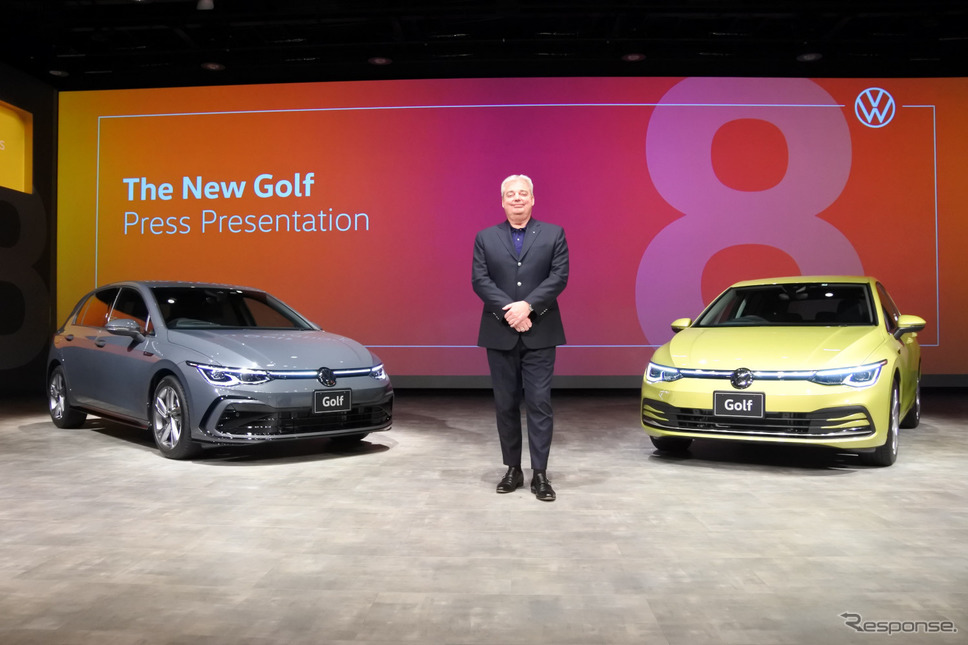 VW ゴルフ 新型発表会《写真撮影 小松哲也》