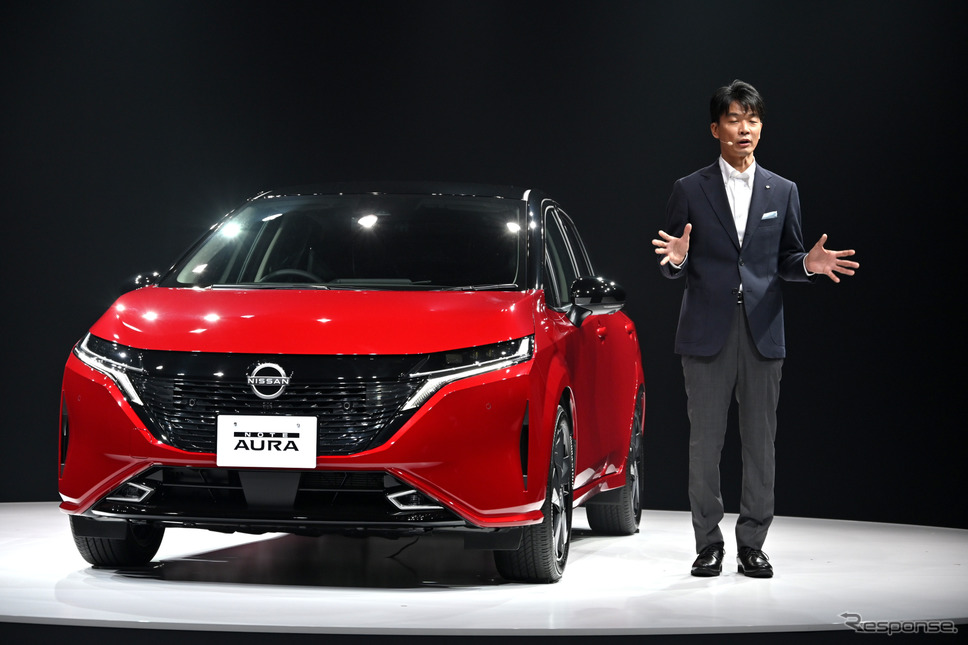 日産ノートオーラ発表会《写真撮影 雪岡直樹》