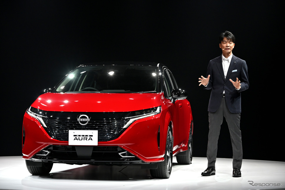 日産ノートオーラ発表会《写真撮影 雪岡直樹》
