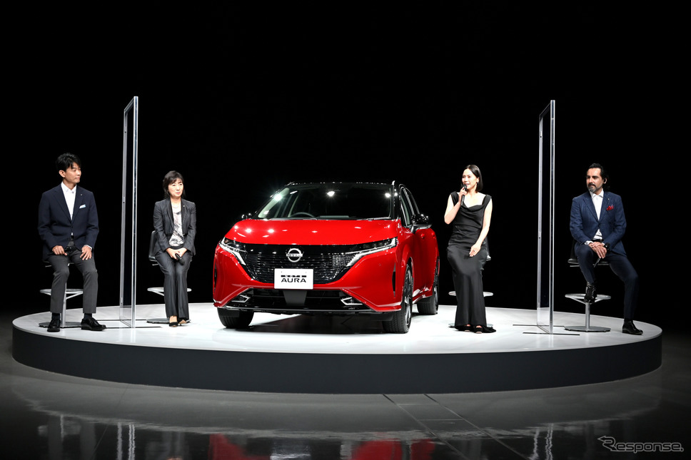 日産ノートオーラ発表会《写真撮影 雪岡直樹》