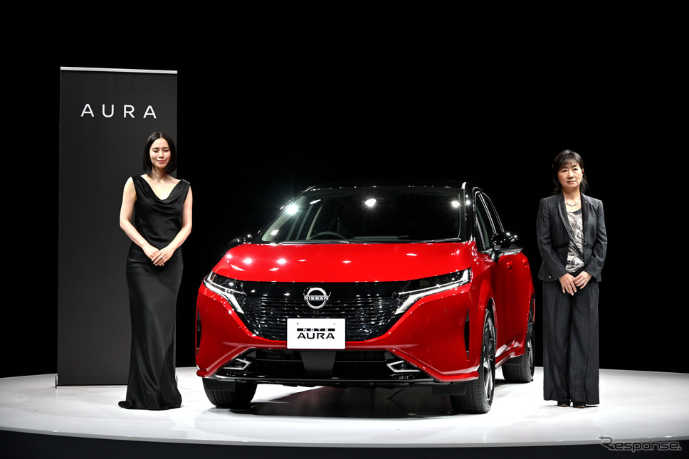 日産ノートオーラ発表会《写真撮影 雪岡直樹》