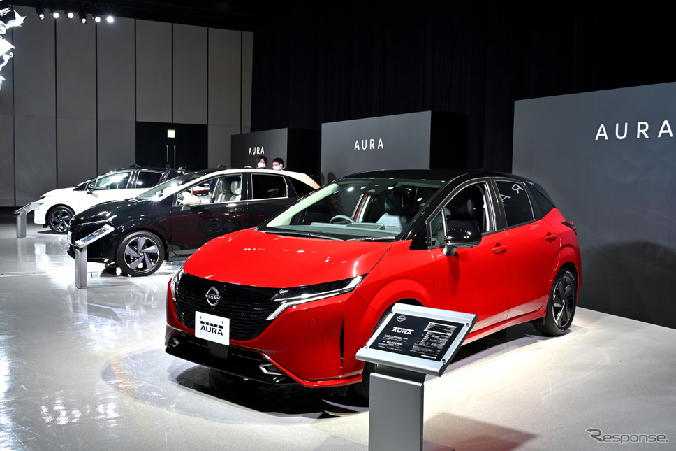 日産ノートオーラ発表会《写真撮影 雪岡直樹》