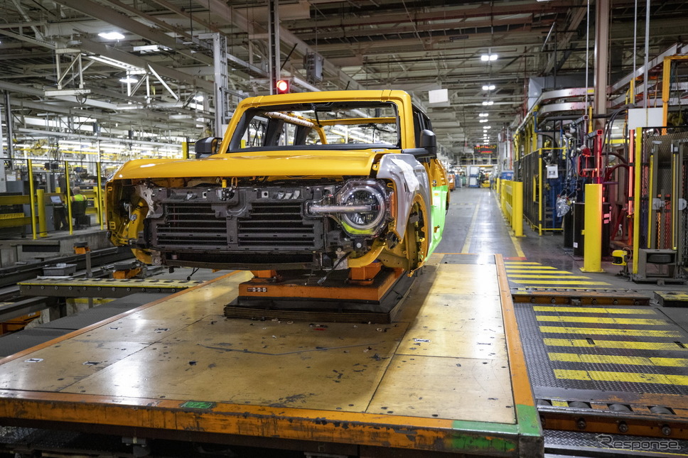 フォードモーターの米国ミシガン工場で生産を開始したフォード・ブロンコ 新型《photo by Ford Motor》