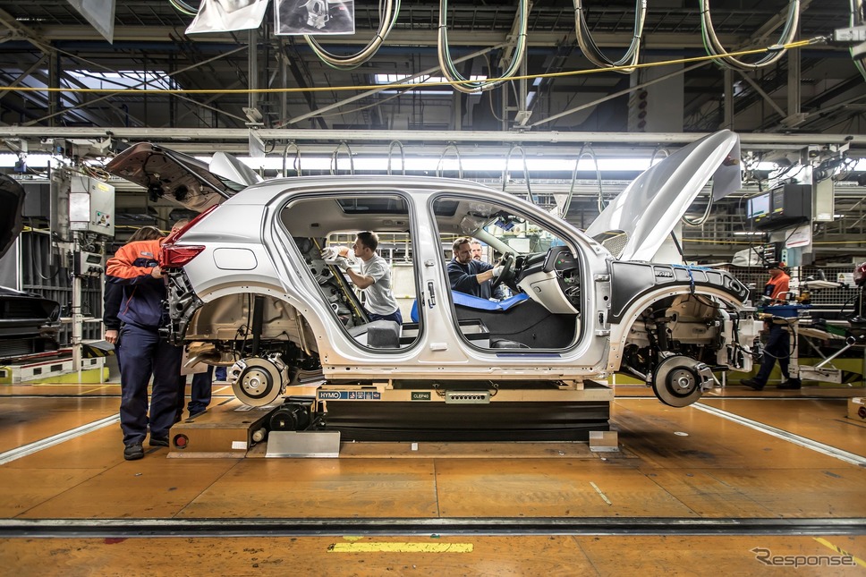 ボルボカーズの現在の工場の生産ライン《photo by Volvo Cars》