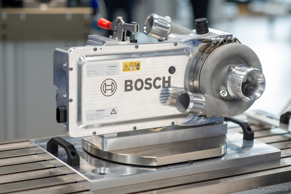 ボッシュの燃料電池車向け電動空気圧縮機《photo by Bosch》
