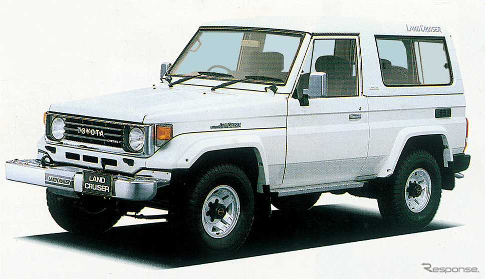 1990年：ランドクルーザー70系（ヘビーデューティ）《写真提供 トヨタ自動車》
