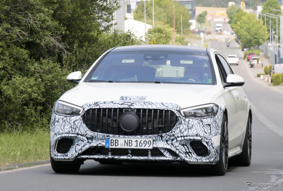 メルセデスAMG S63e/73e 開発車両(スクープ写真)《APOLLO NEWS SERVICE》