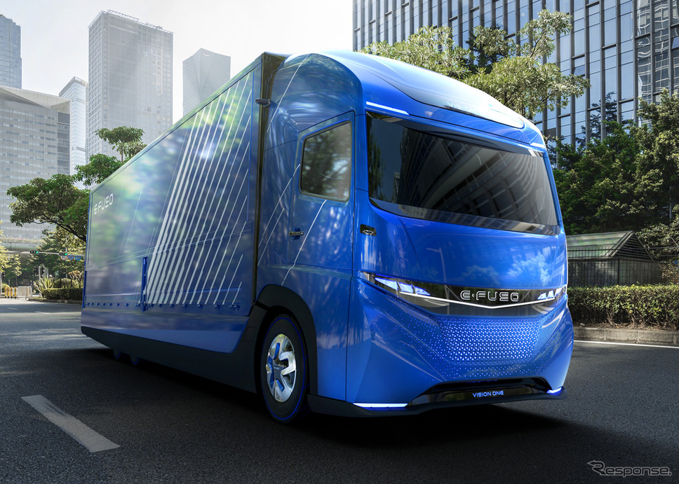三菱ふそうが2017年に発表したコンセプトカー『Vision ONE』《写真提供 三菱ふそうトラック・バス》