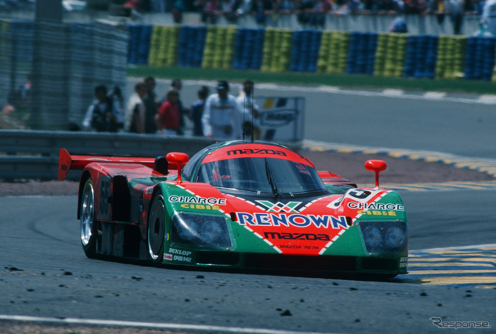 1991年のルマン24時間レースを制した#55 マツダ787B。《写真提供 MAZDA》