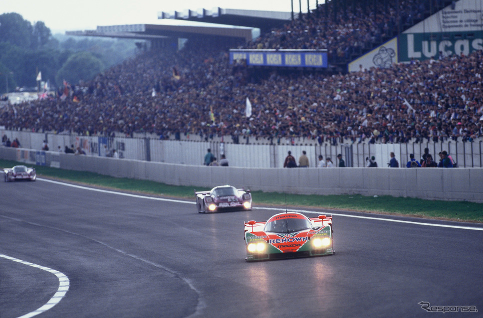 1991年のルマン24時間レースを制した#55 マツダ787B。《写真提供 MAZDA》