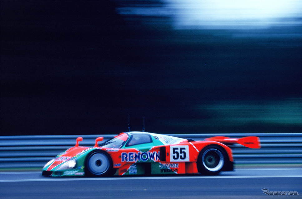 1991年のルマン24時間レース《写真提供 MAZDA》