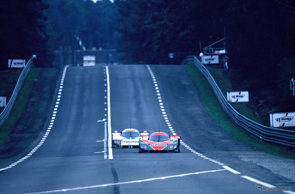 1991年のルマン24時間レース《写真提供 MAZDA》