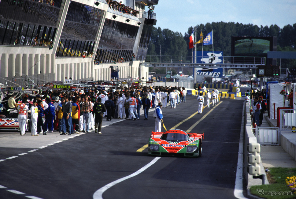 1991年のルマン24時間レース《写真提供 MAZDA》