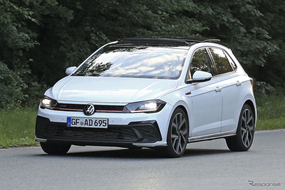 VW ポロ GTI 改良新型 プロトタイプ(スクープ写真)《APOLLO NEWS SERVICE》