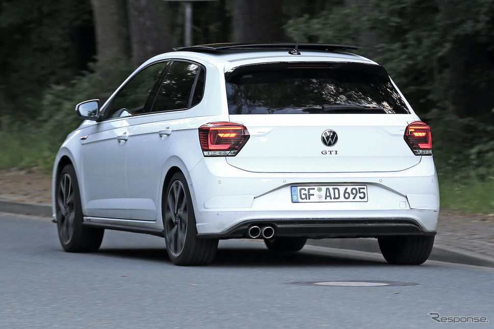 VW ポロ GTI 改良新型 プロトタイプ（スクープ写真）《APOLLO NEWS SERVICE》