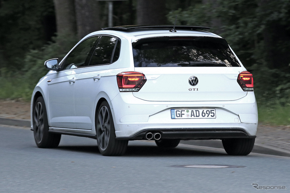VW ポロ GTI 改良新型 プロトタイプ(スクープ写真)《APOLLO NEWS SERVICE》