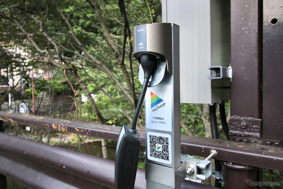 WeCharge対応EVコンセント《写真提供 ユビ電》