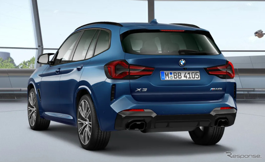 BMW X3 改良新型の「M40i」《photo by BMW》