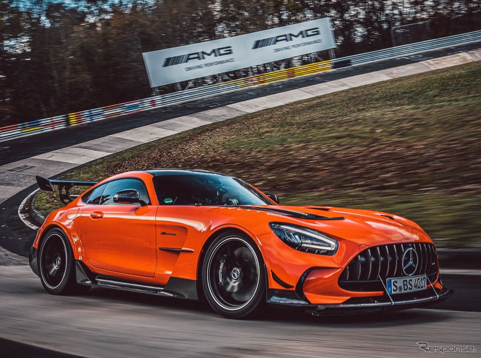 メルセデスAMG GT ブラックシリーズ のドイツ・ニュルブルクリンク北コースでのタイムアタック《photo by Mercedes-Benz》