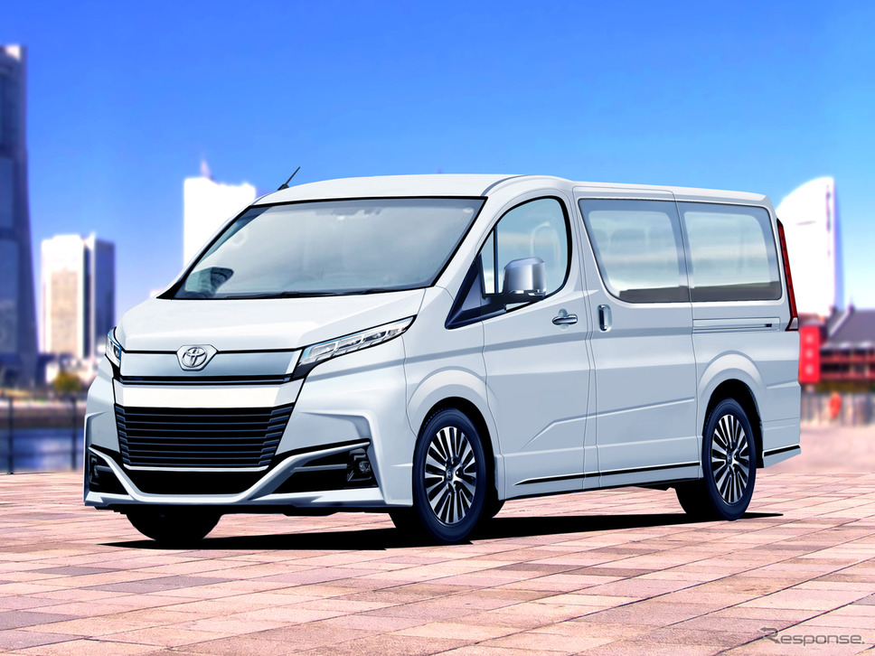 トヨタ ハイエース 次期型のデザイン予想CG《APOLLO NEWS SERVICE》