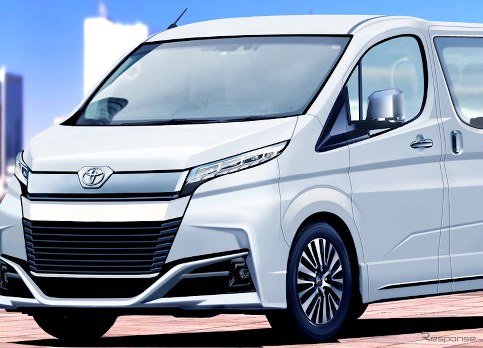 商用バンの代名詞、トヨタ ハイエースが18年ぶりのフルモデルチェンジか。その姿を予想する。《APOLLO NEWS SERVICE》