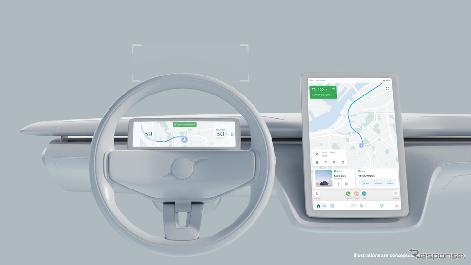 ボルボカーズとグーグルが共同開発する将来のユーザーエクスペリエンス技術《photo by Volvo Cars》