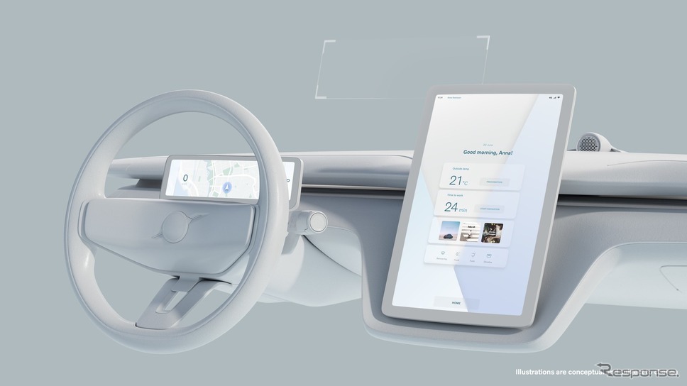 ボルボカーズとグーグルが共同開発する将来のユーザーエクスペリエンス技術《photo by Volvo Cars》