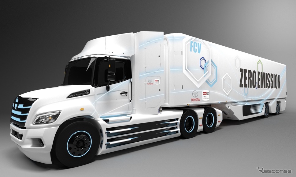 トヨタと日野が共同で開発するFC大型トラック（イメージ）《画像提供 トヨタ自動車》