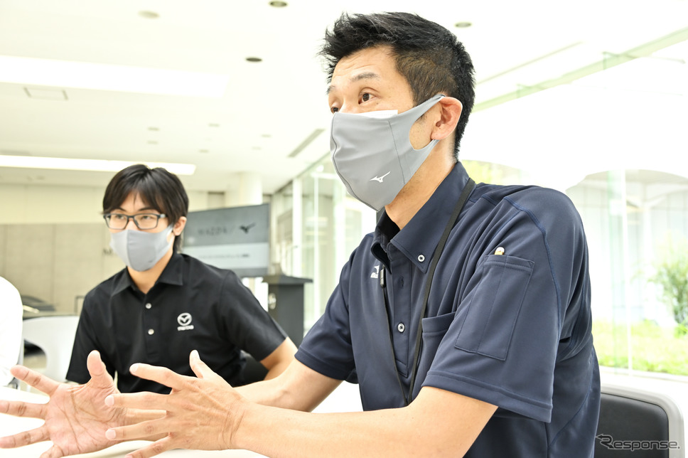 ミズノ グローバル研究開発部 佐藤夏樹氏《写真撮影 雪岡直樹》