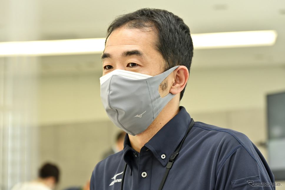 ミズノ グローバルフットウェアプロダクト本部 南場友規氏《写真撮影 雪岡直樹》