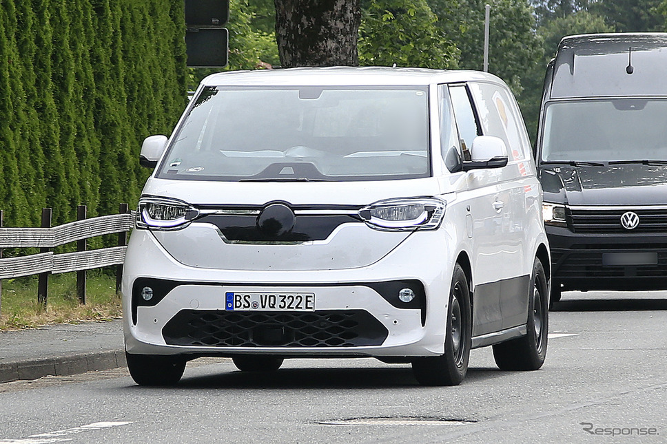 VW ID. BUZZ 市販型プロトタイプ(スクープ写真)《APOLLO NEWS SERVICE》