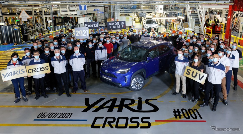 フランスの「トヨタ・モーター・マニュファクチャリング・フランス(TMMF)」で生産が開始されたトヨタ・ヤリスクロス《photo by Toyota》