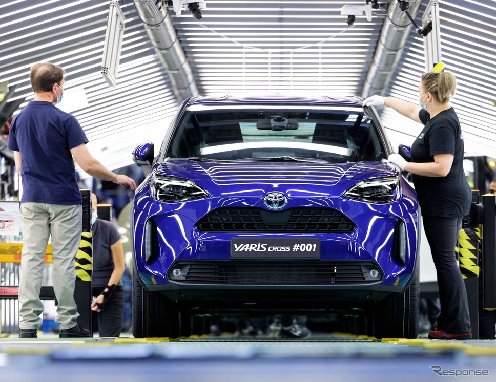 フランスの「トヨタ・モーター・マニュファクチャリング・フランス(TMMF)」で生産が開始されたトヨタ・ヤリスクロス《photo by Toyota》