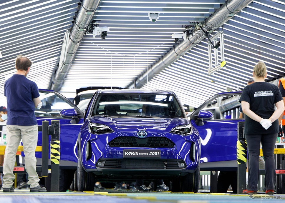フランスの「トヨタ・モーター・マニュファクチャリング・フランス(TMMF)」で生産が開始されたトヨタ・ヤリスクロス《photo by Toyota》