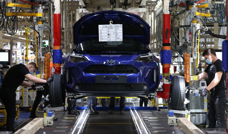 フランスの「トヨタ・モーター・マニュファクチャリング・フランス(TMMF)」で生産が開始されたトヨタ・ヤリスクロス《photo by Toyota》
