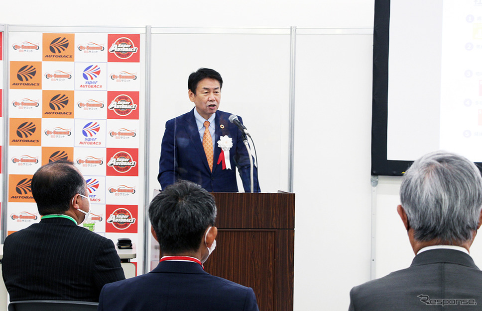 株式会社オートバックスセブン　小林喜夫巳社長《写真撮影 JCR市川直哉》