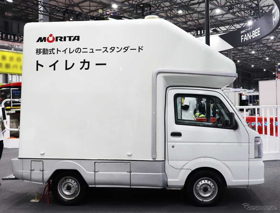 移動式トイレ / トイレカー《写真提供 モリタHD》