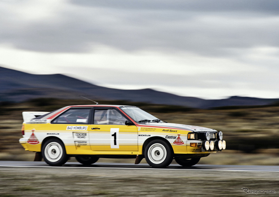 アウディ・クワトロA2グループB(1983年)《photo by Audi》