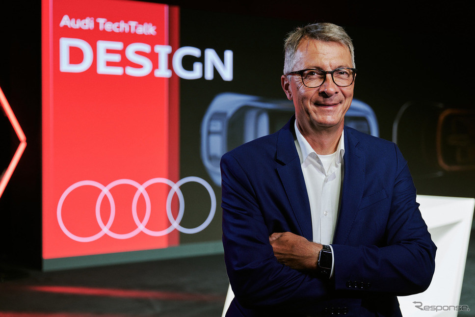インテリアデザインのチーフ、ノルベルト・ウェーバー氏《photo by Audi》