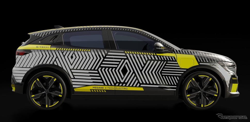 ルノー・メガーヌ E-TECH エレクトリック のプロトタイプ《photo by Renault》