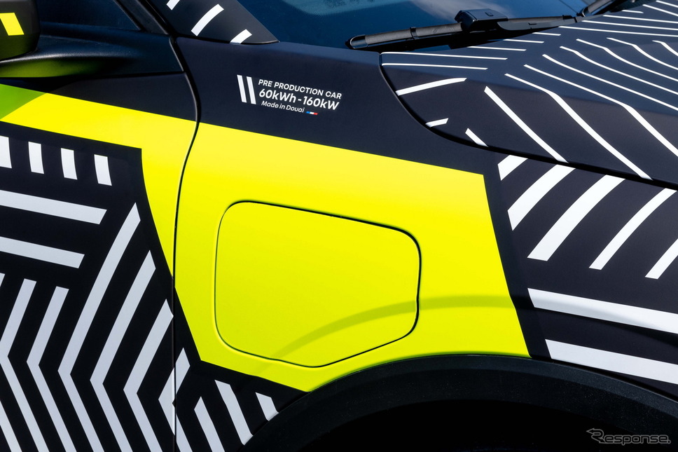 ルノー・メガーヌ E-TECH エレクトリック のプロトタイプ《photo by Renault》