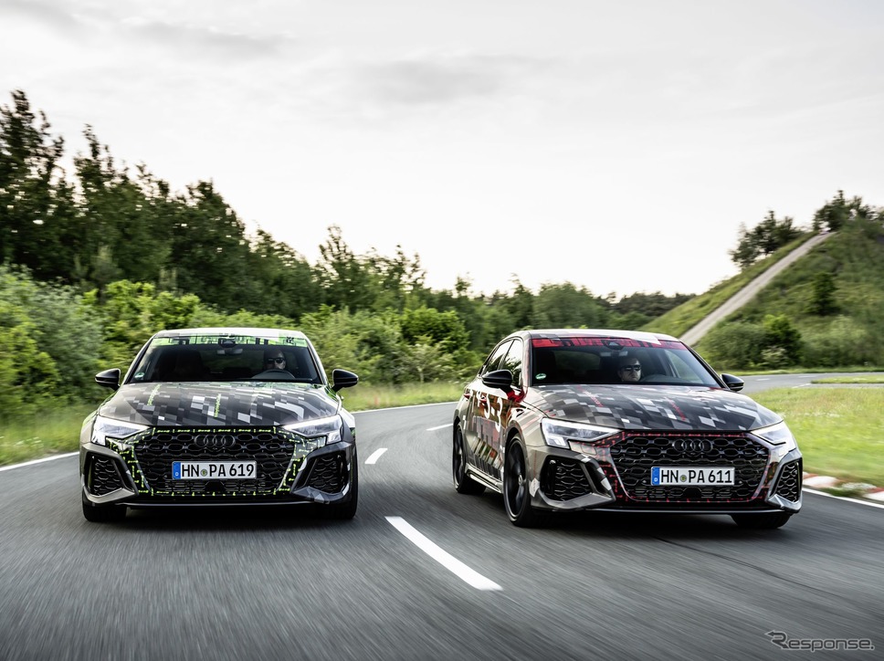 アウディ RS3 新型のプロトタイプ《photo by Audi》