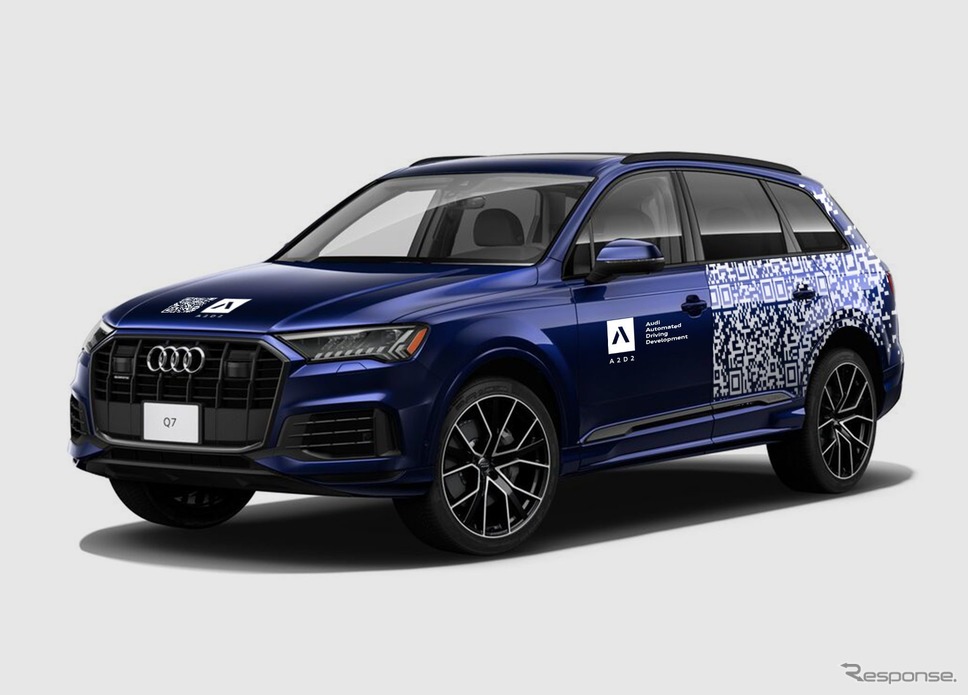 アウディ Q7 ベースの自動運転プロトタイプ車《photo by Audi》