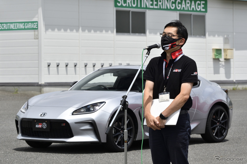 トヨタGAZOO Racing Company GRプロジェクト推進部 GRZ チーフエンジニアの末沢泰謙氏《写真撮影 雪岡直樹》