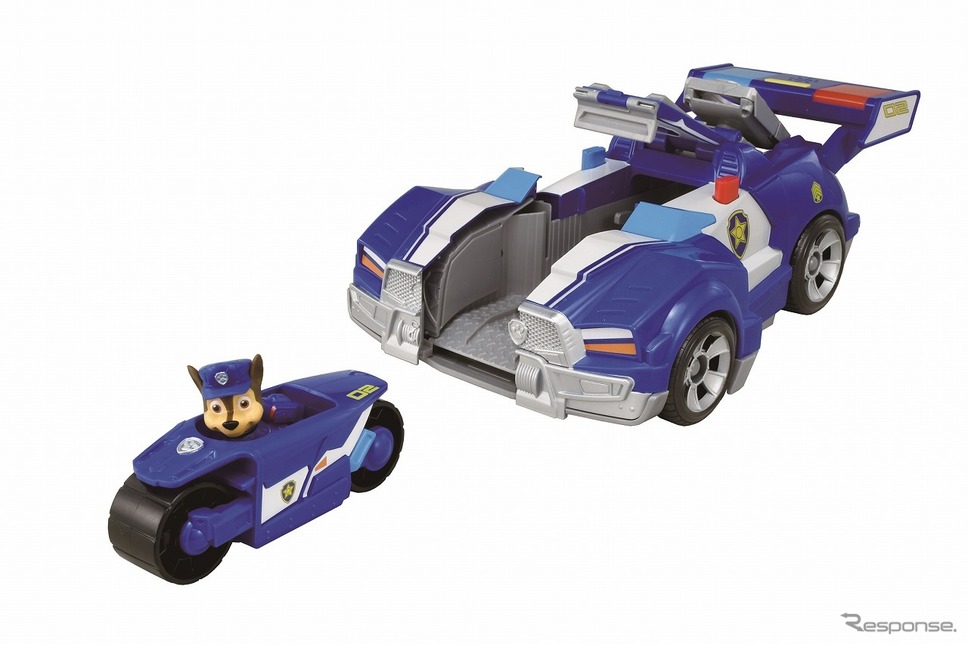 DX変形ビークル チェイス スーパーポリスカー (c) Spin Master Ltd. PAW PATROL and all related titles, logos, characters; and SPIN MASTER logo are trademarks of Spin Master Ltd. Used under license. Nickelodeon and all related titles and logos are trademarks of Viacom Internatio