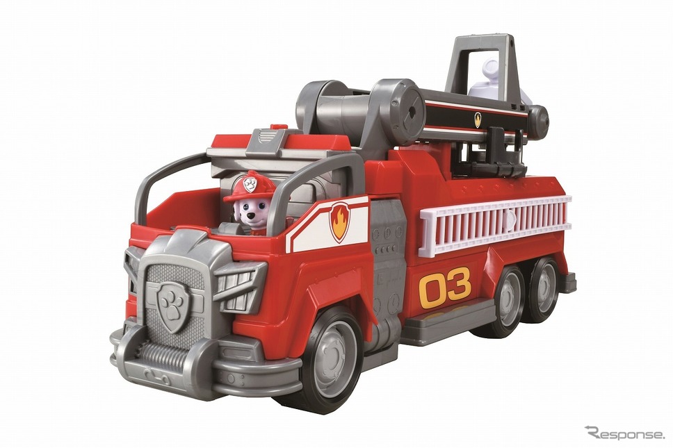 DX変形ビークル マーシャル スーパーファイヤートラック (c) Spin Master Ltd. PAW PATROL and all related titles, logos, characters; and SPIN MASTER logo are trademarks of Spin Master Ltd. Used under license. Nickelodeon and all related titles and logos are trademarks of Viacom Inter