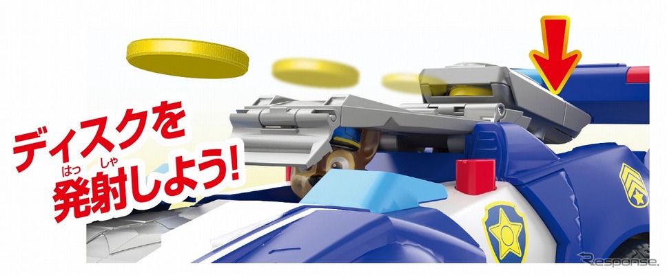 DX変形ビークル チェイス スーパーポリスカー (c) Spin Master Ltd. PAW PATROL and all related titles, logos, characters; and SPIN MASTER logo are trademarks of Spin Master Ltd. Used under license. Nickelodeon and all related titles and logos are trademarks of Viacom Internatio